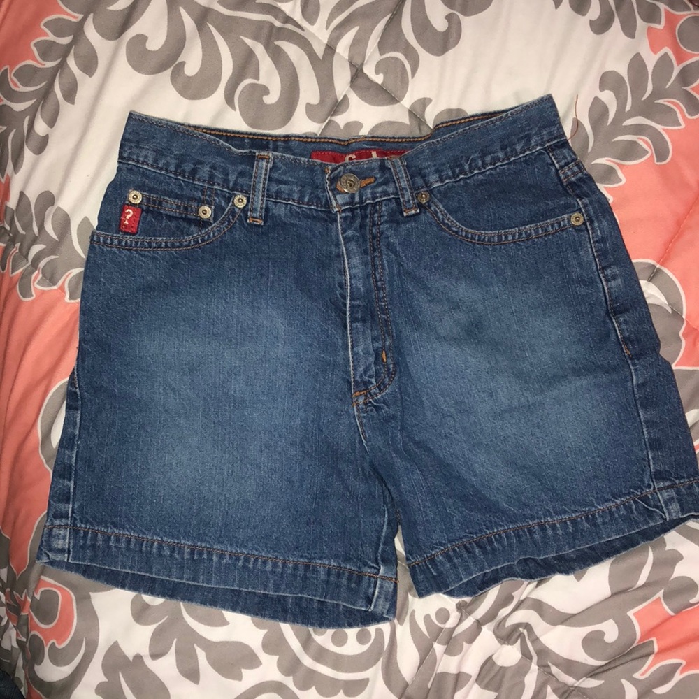 High waisted jean shorts (GUESS)